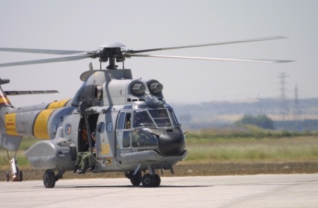 Helicóptero Super Puma español