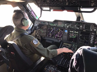 Interior de la cabina del A400M. Foto: Ejército del Aire.