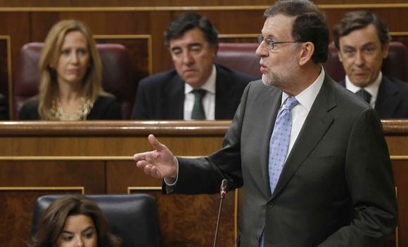 Mariano Rajoy, en un discurso en el Congreso