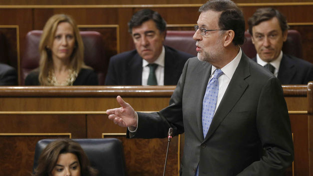 Mariano Rajoy, en un discurso en el Congreso