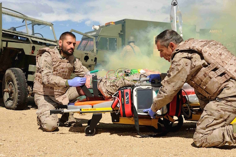 Agrupación de Hospital de Campaña (AGRUHOC). Foto: Ejército de Tierra.