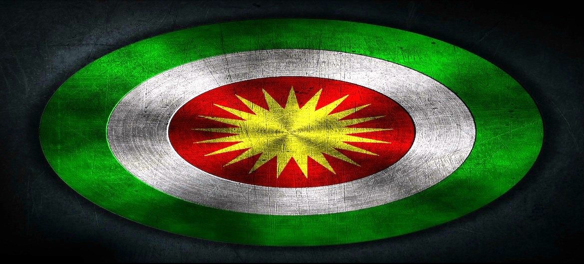 Bandera Kurdistán.