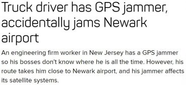 Incidencia sobre el Aeropuerto de Newark (EEUU). Fuente: Cnet. 